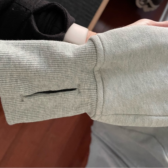 Lululemon Scuba Hoodie *Light Cotton Fleece Heathered Island Mist Size 6 - Picture 3 of 7